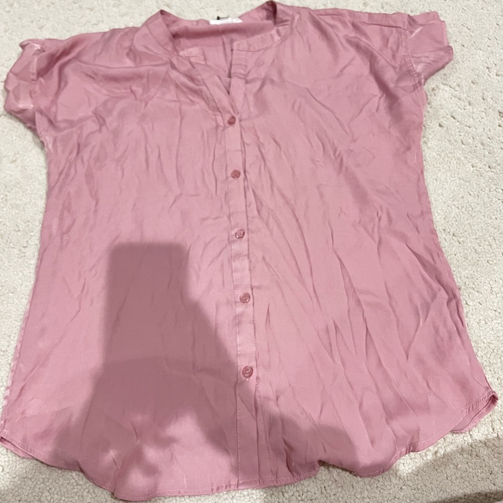 pink top from loft